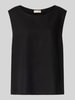 FREE/QUENT Loose Fit Tanktop aus Leinen-Viskose-Mix Modell 'Lava' Black