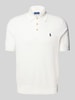 Polo Ralph Lauren Regular Fit Poloshirt mit Label-Stitching Offwhite