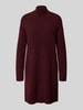 Marc O'Polo Denim Oversized gebreide jurk van scheerwolmix Bordeaux