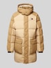 Tommy Jeans Gewatteerde jas met capuchon Beige