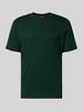 HUGO Regular Fit T-Shirt aus reiner Baumwolle Modell 'DERO' Dunkelgruen