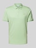 CK Calvin Klein Regular Fit Poloshirt mit Knopfleiste Hellgruen