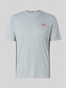 Under Armour Regular Fit Sport-T-Shirt mit Label-Print Hellgrau