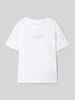 Jack & Jones T-Shirt mit Label-Print Modell 'TAVIRA' Weiss
