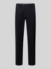Hiltl Regular fit chino van katoenmix model 'PEAKER' Marineblauw