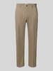 DRYKORN Straight Fit Stoffhose mit Viskose-Anteil Modell 'Ajend' Beige
