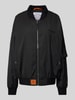 Original Bombers Bomberjacke mit Label-Patch Black