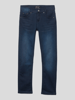 Blue Effect Jeans mit Label-Patch Modell 'Nos' Dunkelblau