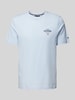 Tommy Hilfiger T-Shirt aus reiner Baumwolle Modell 'ALL AMERICAN' Hellblau