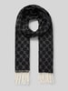 JOOP! COLLECTION Cornflower Schal aus Baumwoll-Mix Black