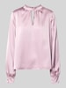 Rinascimento Blouseshirt met plooien Oudroze