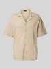 Emporio Armani Freizeithemd mit Label-Stitching Taupe
