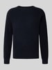 Blend Gebreide pullover met ronde hals, model 'DANTE' Zwart