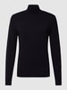 MCNEAL Longsleeve mit geripptem Rollkragen Marineblau