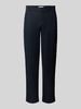 Casual Friday Regular Fit Leinenhose mit Gürtelschlaufen Modell 'Pandrup' Marine