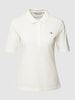 Gant Poloshirt aus Baumwolle mit Label-Detail Ecru