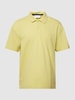 CK Calvin Klein Poloshirt mit Label-Detail Modell 'OTTOMAN' Gelb