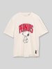 Tom Tailor Denim Relaxed Fit T-Shirt mit Peanuts Motiv-Print Offwhite