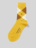 Burlington Socken mit Label-Detail Modell 'Marylebone' Gelb