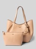 GUESS Tote Bag in Leder-Optik Modell 'Amorette' Beige