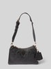 Guess Handtas met labeldetail, model 'CRESIDIA' Zwart