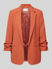 Jake*s Collection Blazer met strookzakken Terracotta