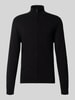 MCNEAL Strickjacke mit Stehkragen Black