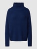 Drykorn Strickpullover mit Stehkragen Modell 'ARWEN' Marineblau