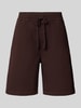 Carhartt Work In Progress Short van katoenmix model 'Floyde' Middenbruin