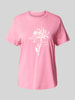 Tom Tailor Regular Fit T-Shirt aus reiner Bio-Baumwolle Pink