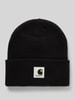 Carhartt Work In Progress Beanie mit Label-Patch Modell 'ASHLEY' Black