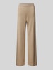 Vero Moda Wide leg gebreide broek met elastische band, model 'NALINA' Taupe