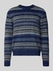 ONLY & SONS Relaxed Fit Pullover mit Crew Neck Kragen Modell 'AIDEN' Blau