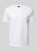 s.Oliver BLACK LABEL Regular Fit T-Shirt aus reiner Baumwolle Weiss