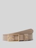 CK Calvin Klein Riem met labeldetail Taupe