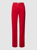 Brax Stoffen broek met 5-pocketmodel, model 'Carola' Rood
