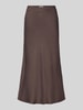 DRYKORN Midirock aus Satin Modell 'URA' Taupe