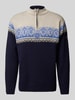 Dale of Norway Wollpullover mit Label-Stitching Modell 'Moritz Mens' Marine