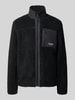JACK & JONES Fleecejacke mit Stehkragen Modell 'SOHO' Black