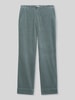 Marc O'Polo Straight Fit Cordhose aus Baumwoll-Mix Modell 'LANDE WIDE' Aqua