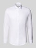 SEIDENSTICKER Slim Fit Business-Hemd mit Kentkragen Weiss