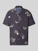 Jack & Jones Regular Fit Freizeithemd mit Resortkragen Modell 'LUKE' Anthrazit