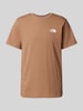 The North Face T-Shirt mit Label-Print Modell 'SIMPLE DOME' Mud