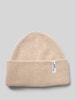 Marc O'Polo Denim Mütze aus reiner Baumwolle Sand Melange
