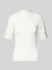 Only Slim Fit T-Shirt aus Viskose-Mix Modell 'TILDE' Weiss