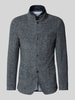 Roy Robson Slim fit colbert met opstaande kraag en borstzak Blauw