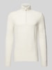 Cinque Gebreide pullover met schipperskraag, model 'CILUCA' Offwhite