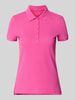 Christian Berg Woman Slim Fit Poloshirt mit Knopfleiste Pink