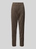 Raffaello Rossi Slim fit broek met siernaden, model 'CANDICE' Kaki