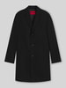 HUGO Regular Fit Mantel aus Woll-Mix Modell 'MALTE' Black
